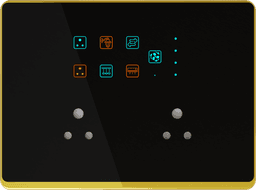 UwaTouch  2 switch ,1 toway, 1 heavy point,2 plug 6A 8M