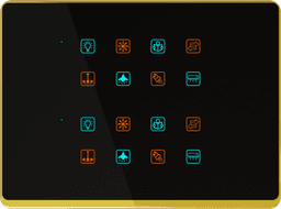 UwaTouch 2 curtain,4 switch, 1 toway,1 heavy switch 8M 