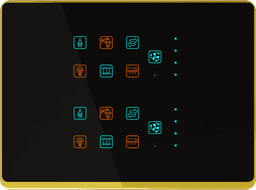 UwaTouch 4 Switch, 1toway, 1 heavy point, 1 heavy point, 1 fan with speed 8M 