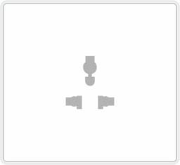 UwaTouch Universal Socket White