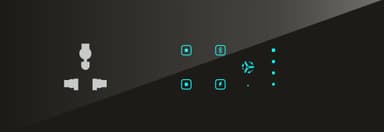 UwaTouch  1plug, 2switch, 1toway 1heavy point,1fan with speed 8M