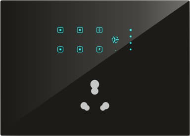 UwaTouch  4 switch, 1 toway,1 heavy point, 1 fan with speed, 1plug 16A 12M