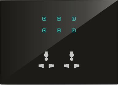 UwaTouch 4 Switch,1 toway,1heavy point,2 plug 6A 12M