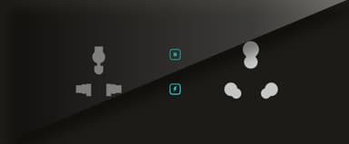 UwaTouch  2plug 6A,16A, 1Switch ,1 heavy point 6M