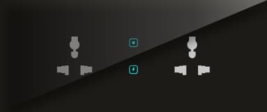 UwaTouch  2plug 6A,16A, 1Switch ,1 heavy point 6M